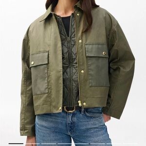 NWT - Rag & Bone Nonie 2-in-1 Cotton Jacket